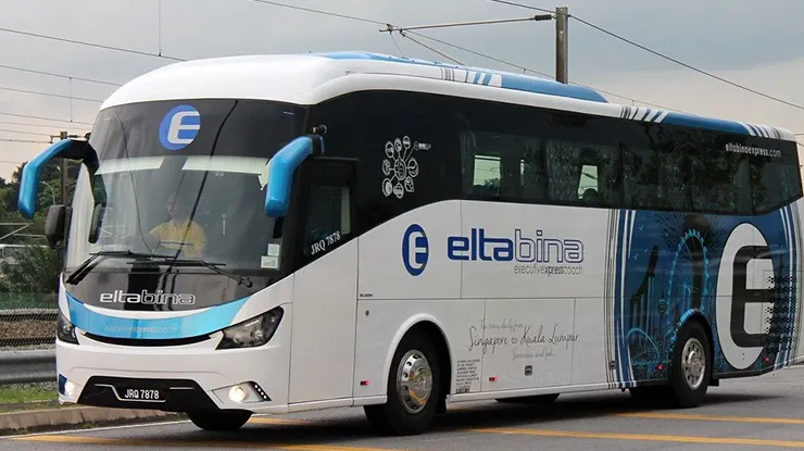 Bus Eltabina Jaya Pte Ltd dari Singapore ke Malaysia