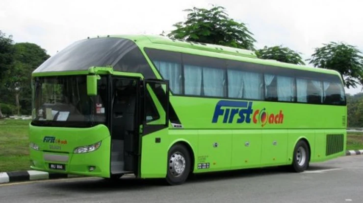Bus Firstcoach dari Singapore ke Kuala Lumpur