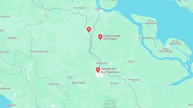 Lokasi Agen Bus Sempati Star Riau