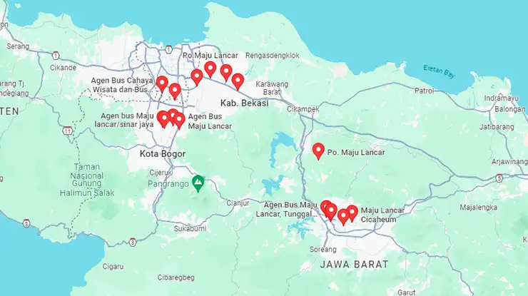 Lokasi Agen Maju Lancar Jawa Barat Terdekat