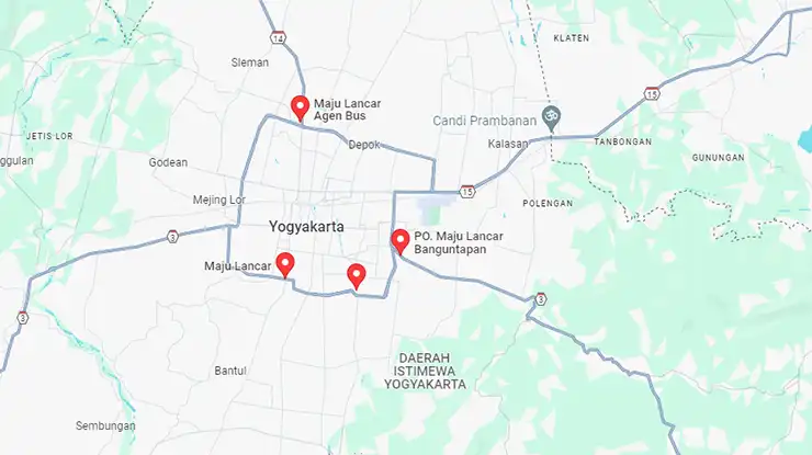 Lokasi Agen Maju Lancar Yogyakarta Terdekat