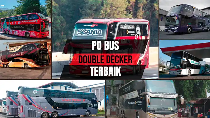PO Bus Double Decker Terbaik