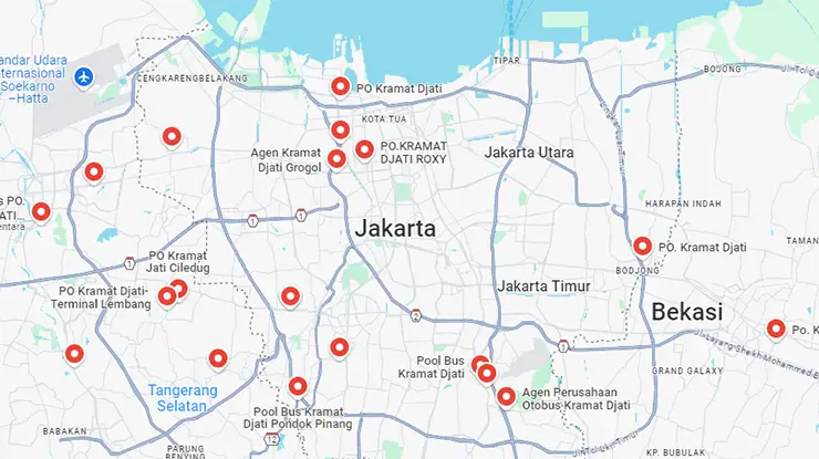 Agen Bus Kramat Djati Jakarta