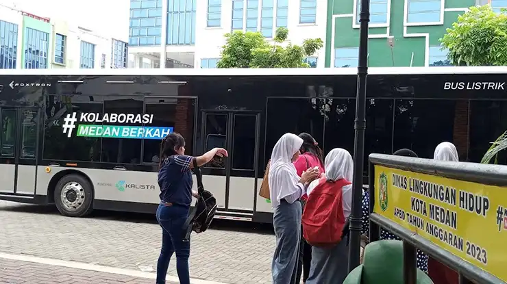 Jadwal Keberangkatan Bus Listrik Medan